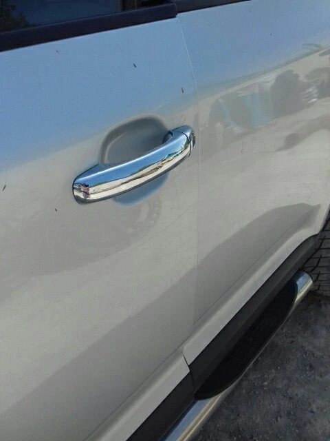 8 шт. хромированная накладка на дверную ручку из АБС пластика для VW Touareg первого