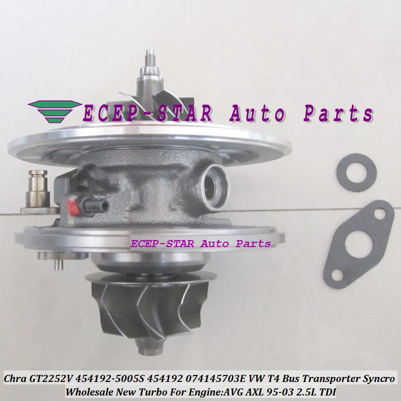 Турбокартридж CHRA GT2252V 454192 5006S 0005 0002 074145703GX V для VW T4 Transporter Syncro AVG AXL 2.5L|cartridge cap|cartridge