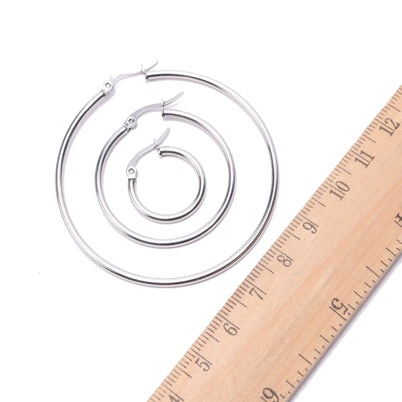 2 шт./компл. серьга Кольцо из нержавеющей стали серьги для Для женщин Женский DIY