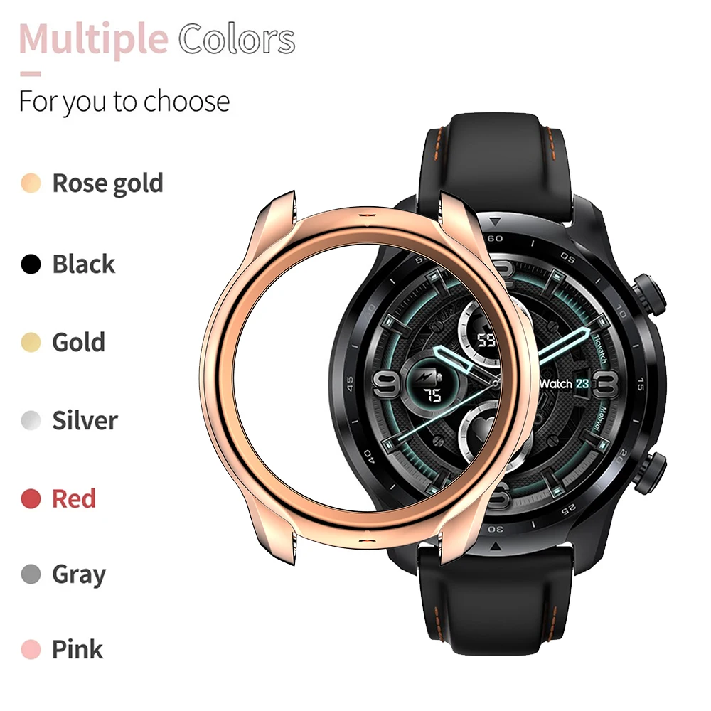 Чехол для часов Ticwatch Pro 3 защитный чехол из ТПУ с рамкой LTE | Электроника