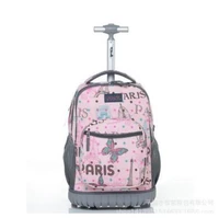 children travel trolley backpack bag for teenagers rolling luggage backpack bag 18 inch school wheeled backpack bag for children