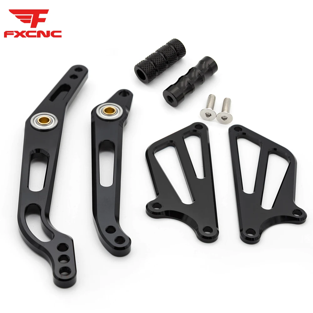 

Для Yamaha YZF R6 2006-2014 держатель из алюминиевого сплава CNC мотоциклетные Rearset подножка подножек педаль сзади комплект ног аксессуары части