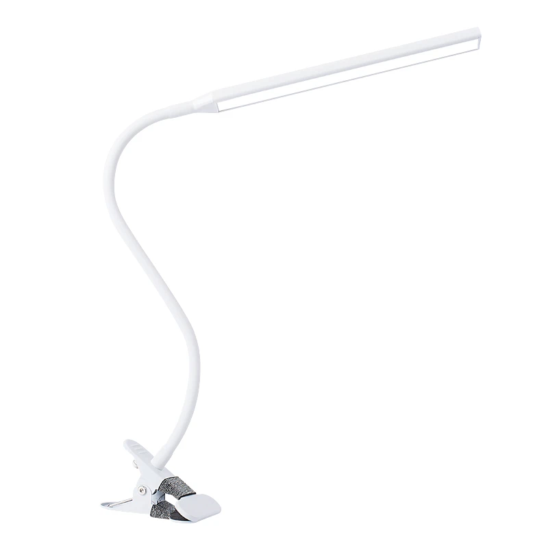

LED 360 Folding Clamp Desk Lamp Eye Protection Rechargeable Table Lamp Clip On Light For Bed Reading Working And Computers