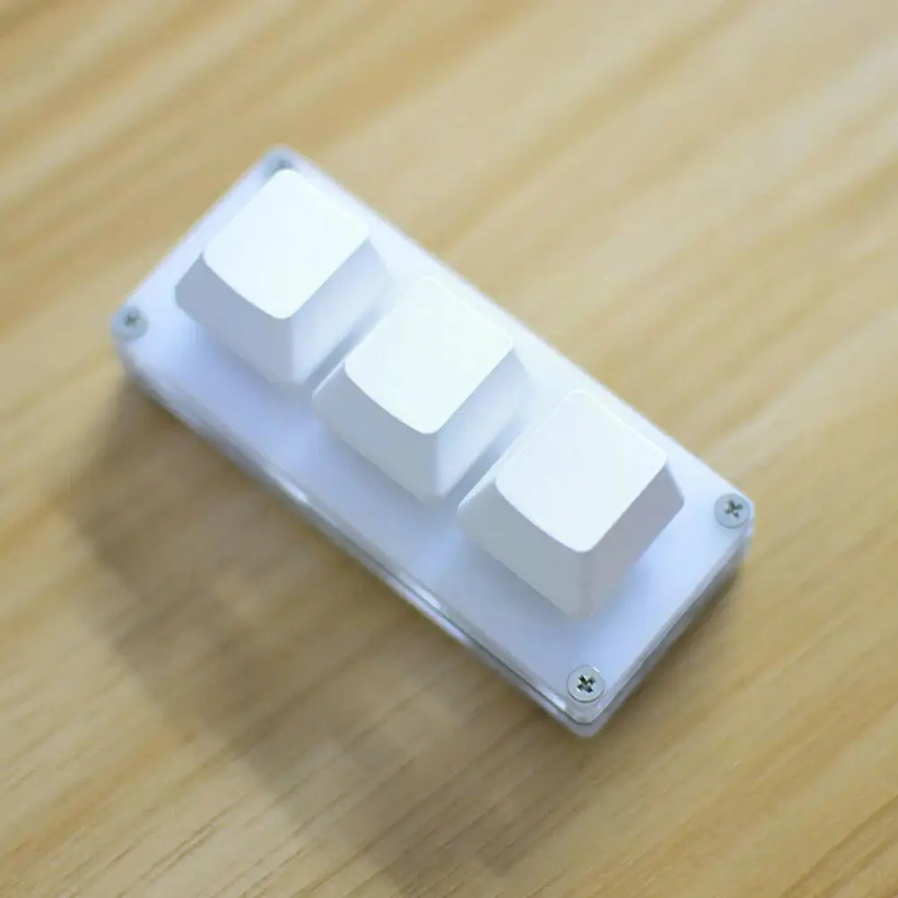 RGB мини-клавиатура с 3 клавишами для OSU игровая клавиатура программируемая