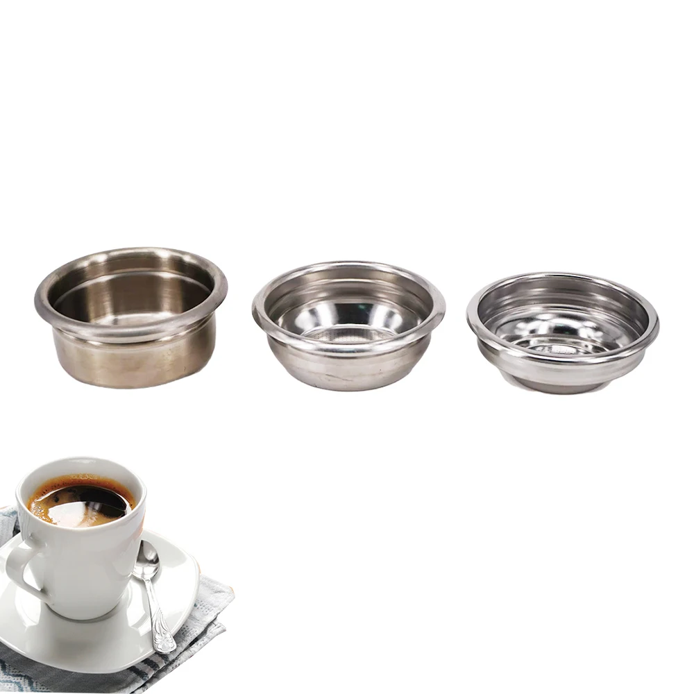 

58mm Coffee Filter Basket For Espresso Machine Coffee Maker Part High Quality Tea Stainless Steel Porous Filter Bowl Basket