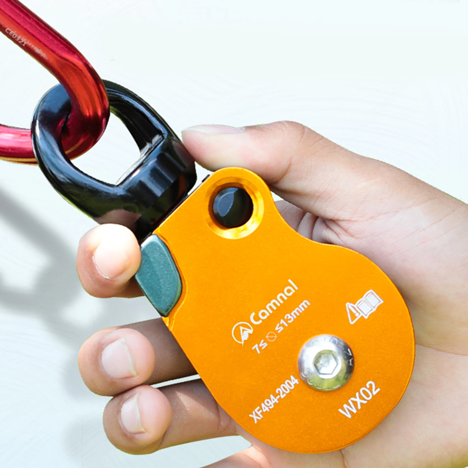 

36 кН шкив для подъема шарикоподшипников шкивы для 13 мм веревочного каната буксировочный подъемник