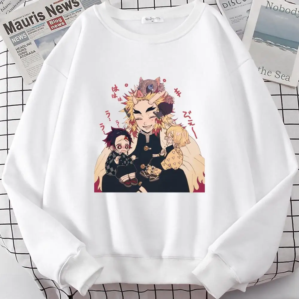 

Demon Slayer Akaza personalise O-NECK Cotton Sweatshirts with Pocket Casual Unisex Activewear