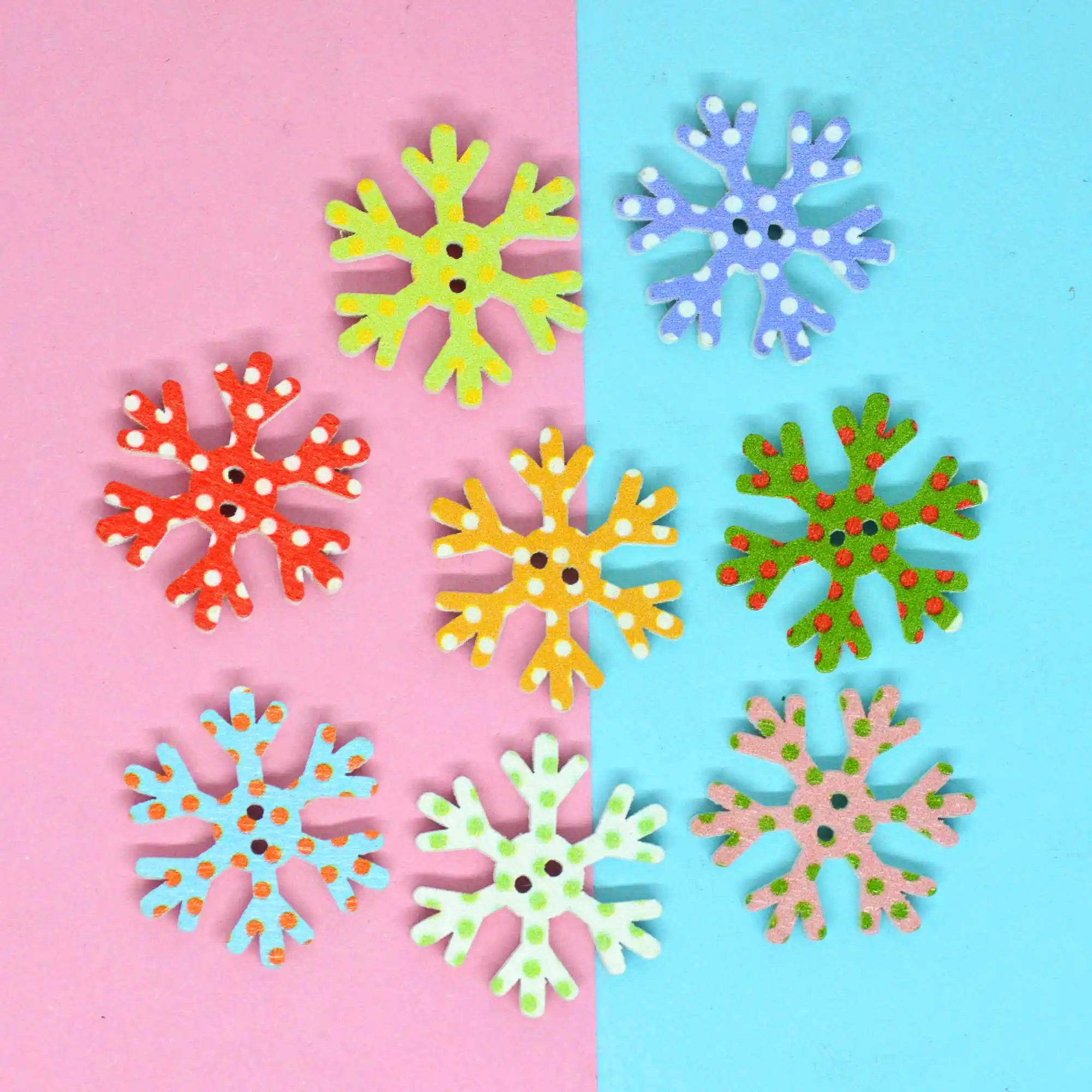 

Деревянные окрашенные снежинки, декоративные пуговицы для шитья, «сделай сам», для рождества, праздника, вечеринки, ручной работы, материал...