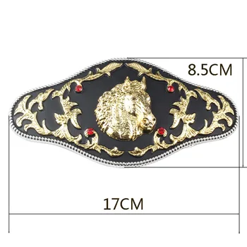 Man's luxury belt buckle Horse Bull head eagle belt buckles for men cowboy 3.8-4cm