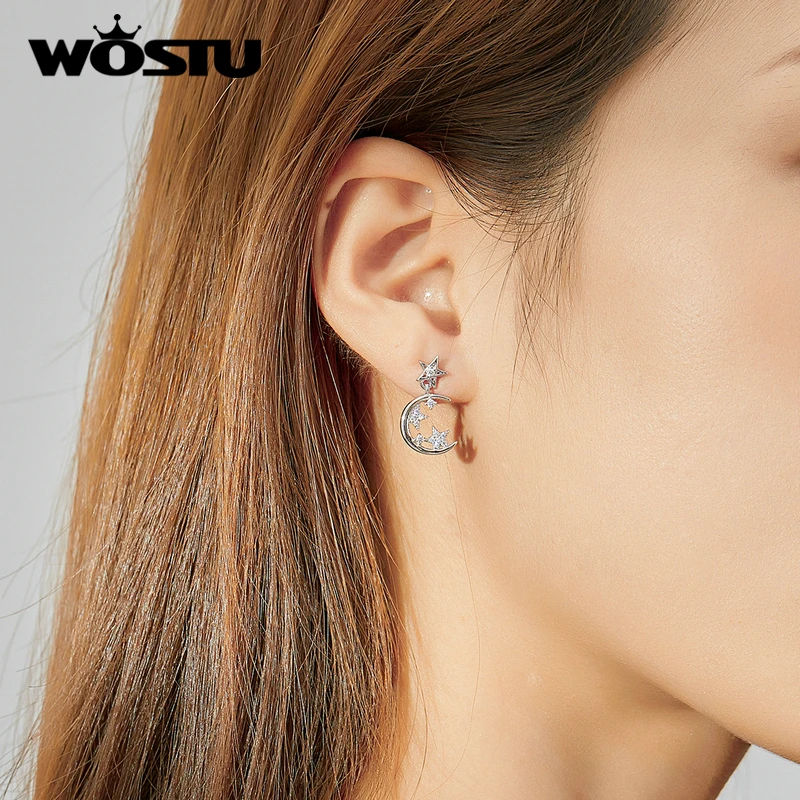 Серьги гвоздики женские из серебра 925 пробы с фианитами|Серьги-гвоздики| |