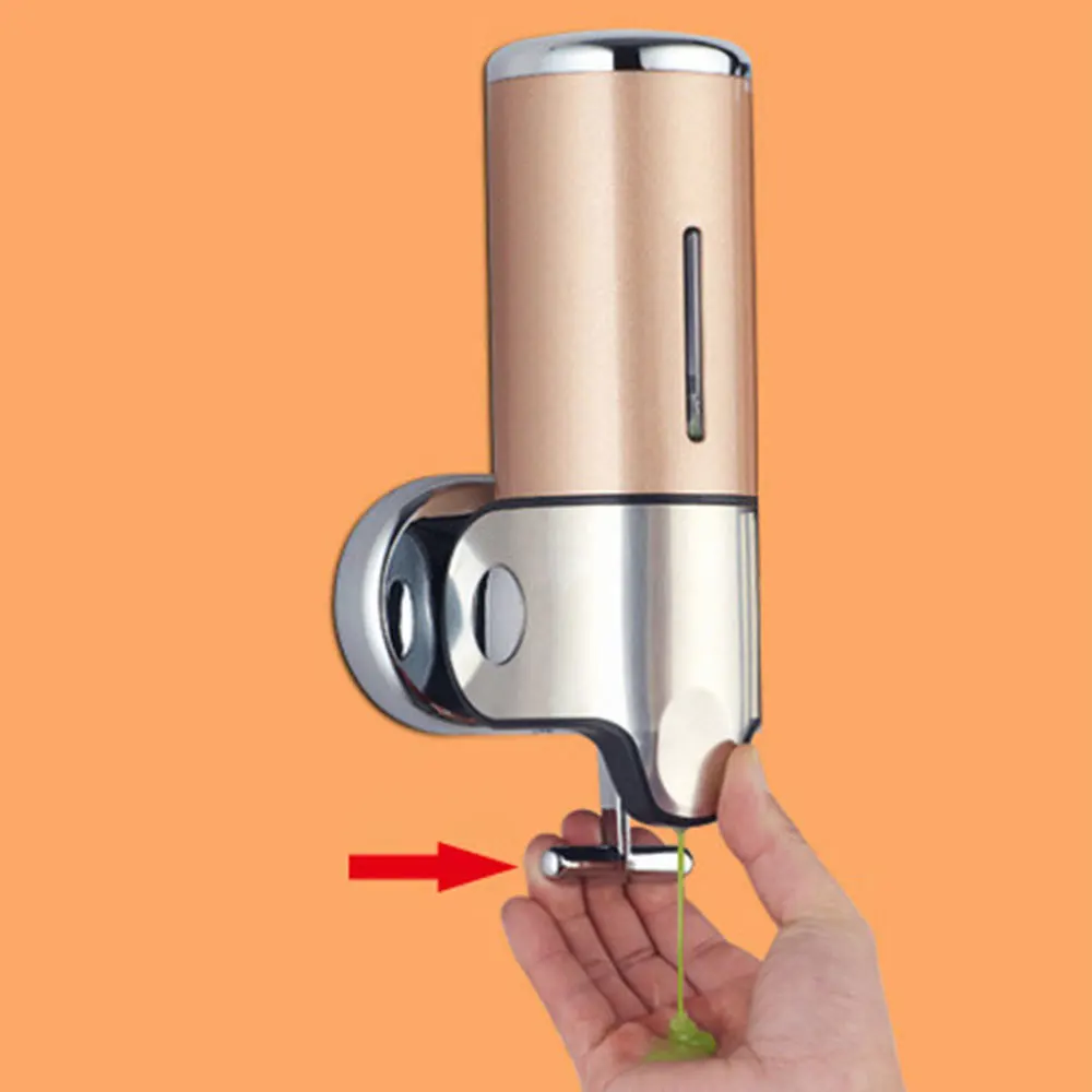 

Liquid Soap Dispenser Wall Mount 500ml Shampoo Dispensers Soap Bottle