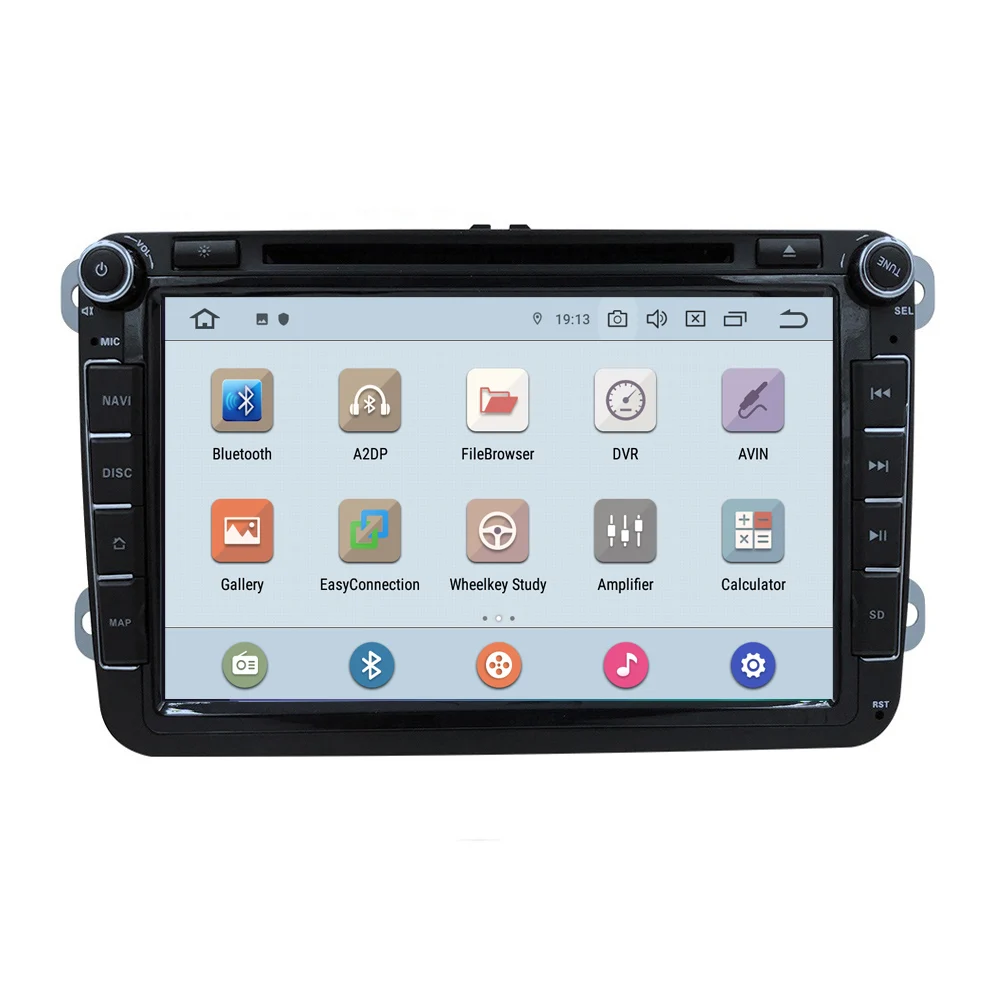 2 Din Android 10 автомобильный DVD GPS навигатор для VW Passat B6 amarok volkswagen Skoda Octavia superbseat leon golf 5 6
