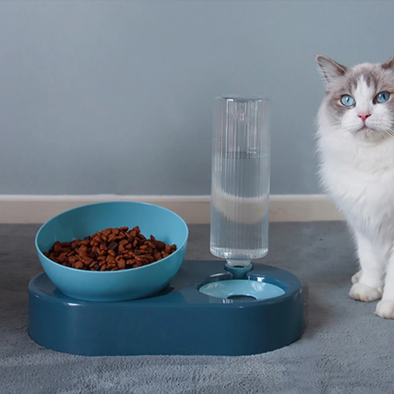 

Автоматическая Емкость для домашних животных, емкость для еды с дозатором воды, миска для кошек, миски для собак