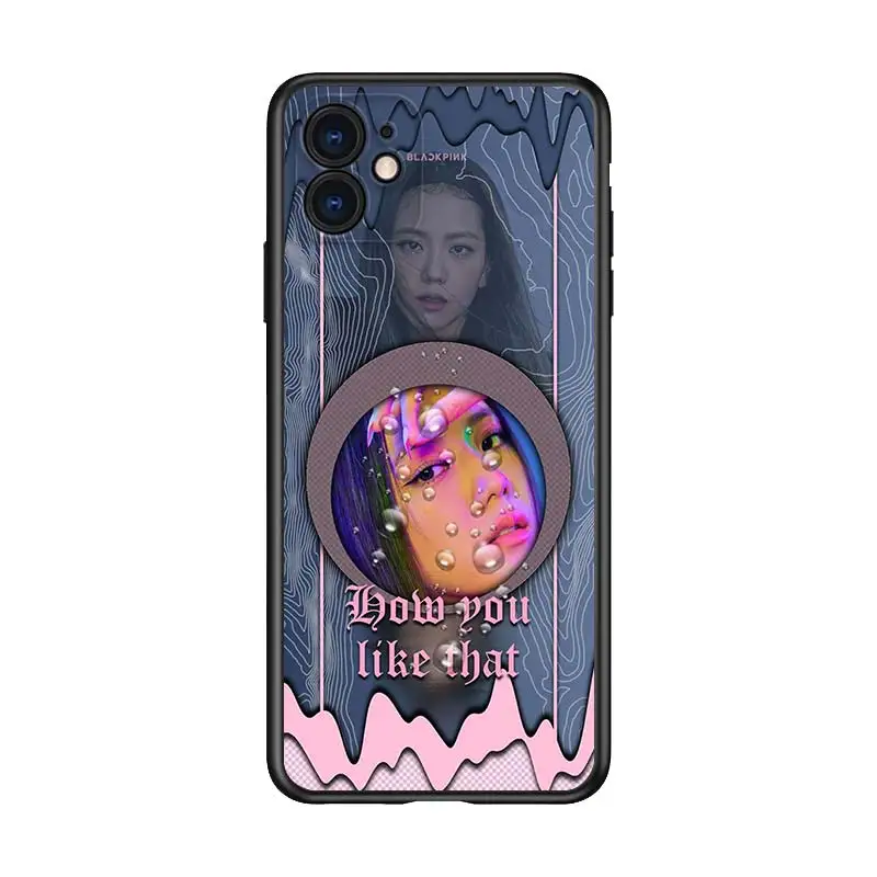 

Blackpinks lisa for Apple iPhone 12 Pro Max Mini 11 Pro XS Max X XR 6S 6 7 8 Plus 5 5S SE2020 Black Phone Case