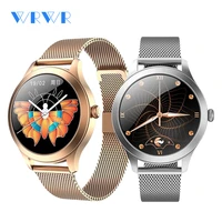 2021 wrwr luxury womens smart watch stylish waterproof wristwatch stainless steel casual girls smartwatch for android ios apple