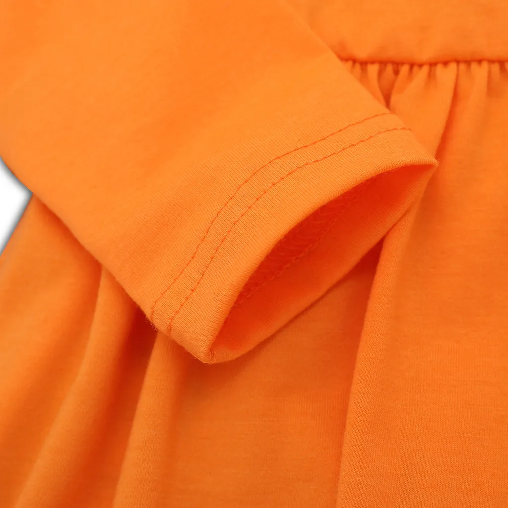 Одежда для маленьких детей девочек Футболка с тыквой + штаны принтом кота повязка