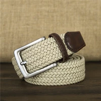 new canvas belts for men fashion metal pin buckle military tactical strap male elastic belt for pants jeans