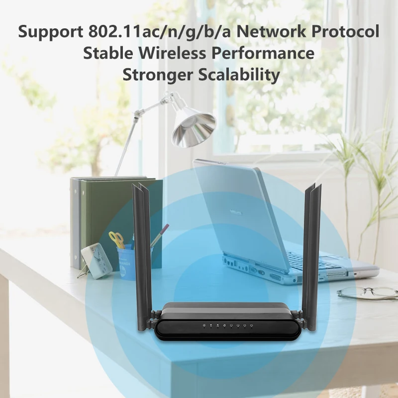 Cioswi WE4726 1200 Мбит/с Профессиональный 2,4G& 5G двухдиапазонный беспроводной Wi-Fi широкий охват гигабитный маршрутизатор Сильный Стабильный Wi-Fi сигнал