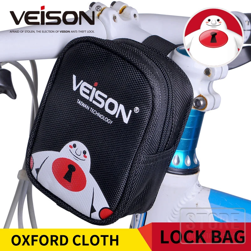 Сумка Veison черно-белая для дискового сигнализации из Оксфордской ткани маленькая