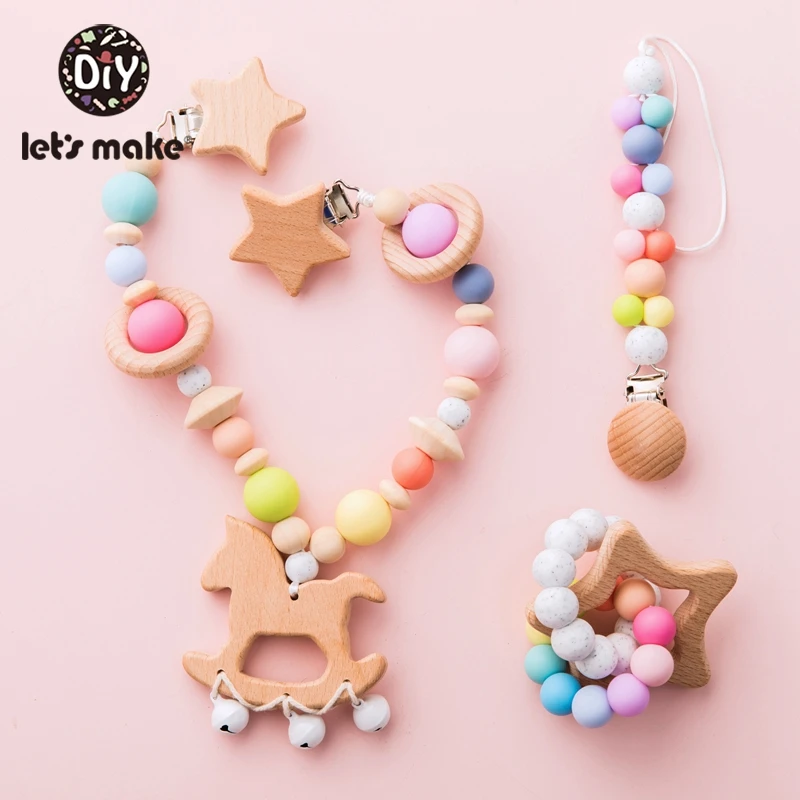 1 шт. детская деревянная погремушка на коляску возраст 0-12 месяцев | Игрушки и