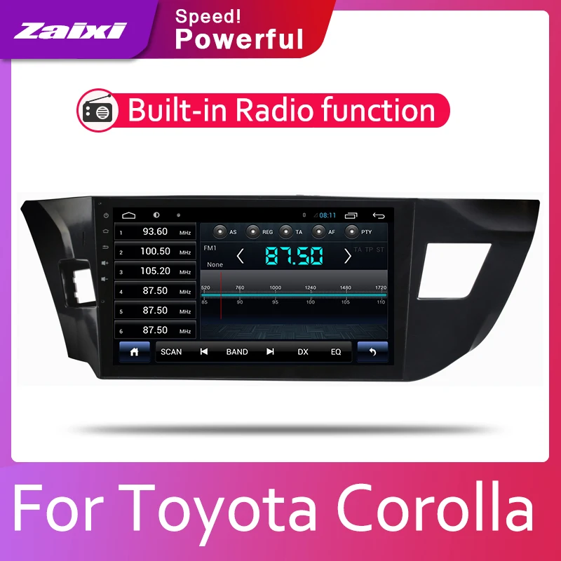 ZaiXi 2din автомобильный мультимедийный Android Авторадио проигрыватель с радио и GPS для