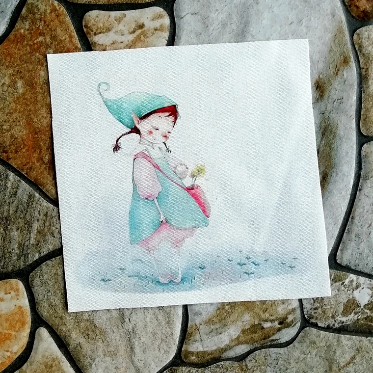 ZENGIA девушки хлопок холст ткань для DIY шитье лоскутное Декор ткань для кошелька/сумки/подушки ручная окрашенная ткань