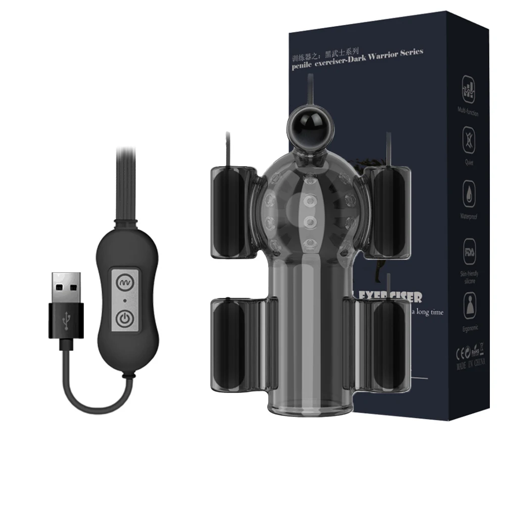 Массажер для пениса взрослых Мужской мастурбатор тренажер головки члена