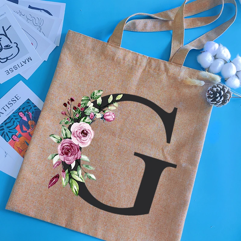 Простые Наплечные сумки с надписью большая вместимость натуральная