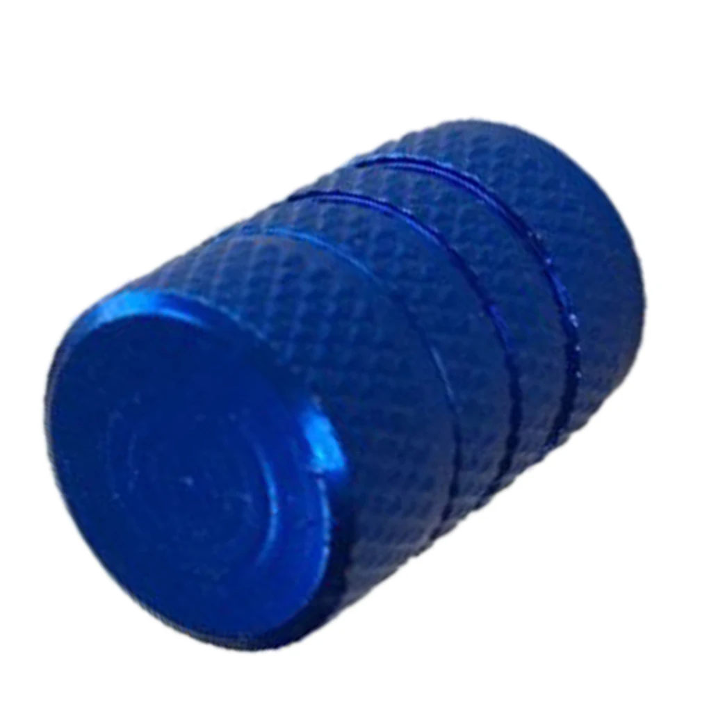 4 шт. автомобильные высококачественные алюминиевые металлические синие колпачки