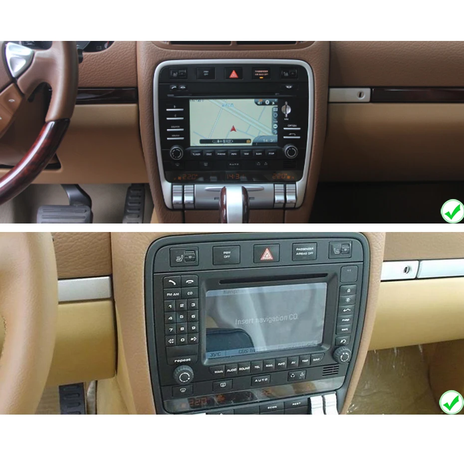 9 ''4G+ 64G 8 ядерный Android 9,0 2 Din Автомобильный мультимедийный плеер dvd gps для Porsche Cayenne 2003-2010 Cayenne GTS Автомагнитола DAB obd2