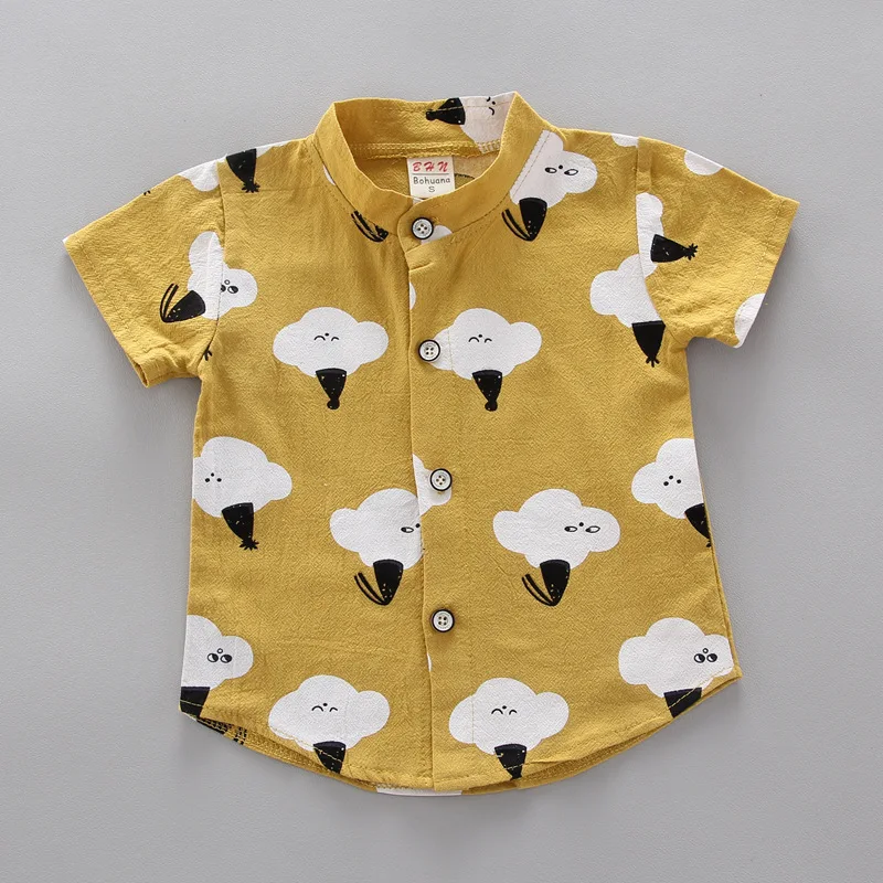 2020 летняя одежда для маленьких мальчиков костюм с коротким рукавом комплекты