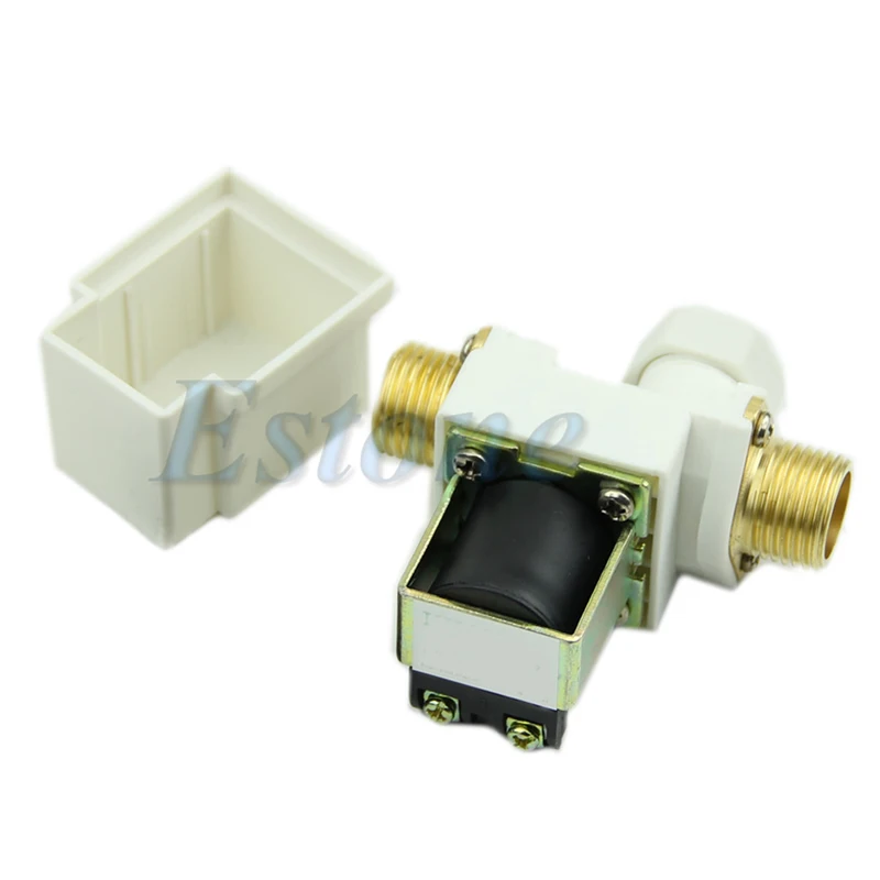 12V N/C Новый DC 0-0.8MPa 1/2 \ "Электрический электромагнитный клапан для воды воздуха |