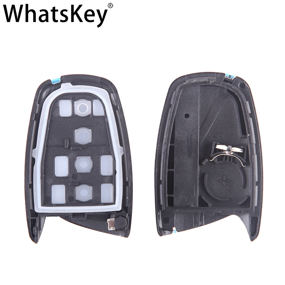 Умный чехол для автомобильного ключа с 4 кнопками WhatsKey Hyundai Santa Fe Genesis 2013 2015 Azera Equus