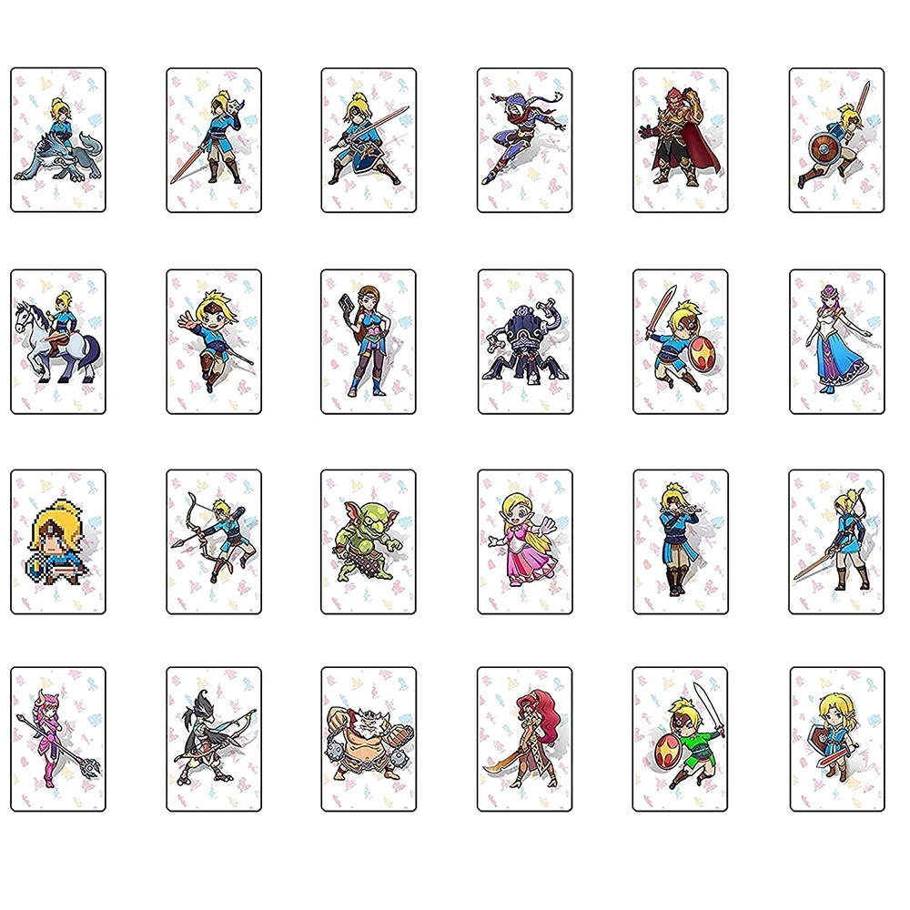 

24pcs Mini NFC Tag Game Cards for Amiibo Nintendo Switch /Switch Lite /Switch OLED /Wii U /3DS NS Game Card