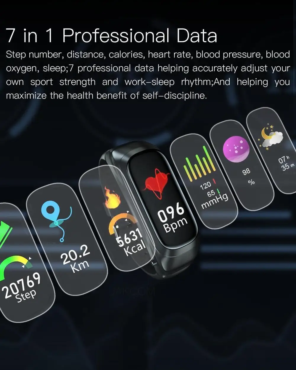 Смарт-часы Jakcom B6 мужские спортивные умные часы с NFC облачным чипом и вызовом