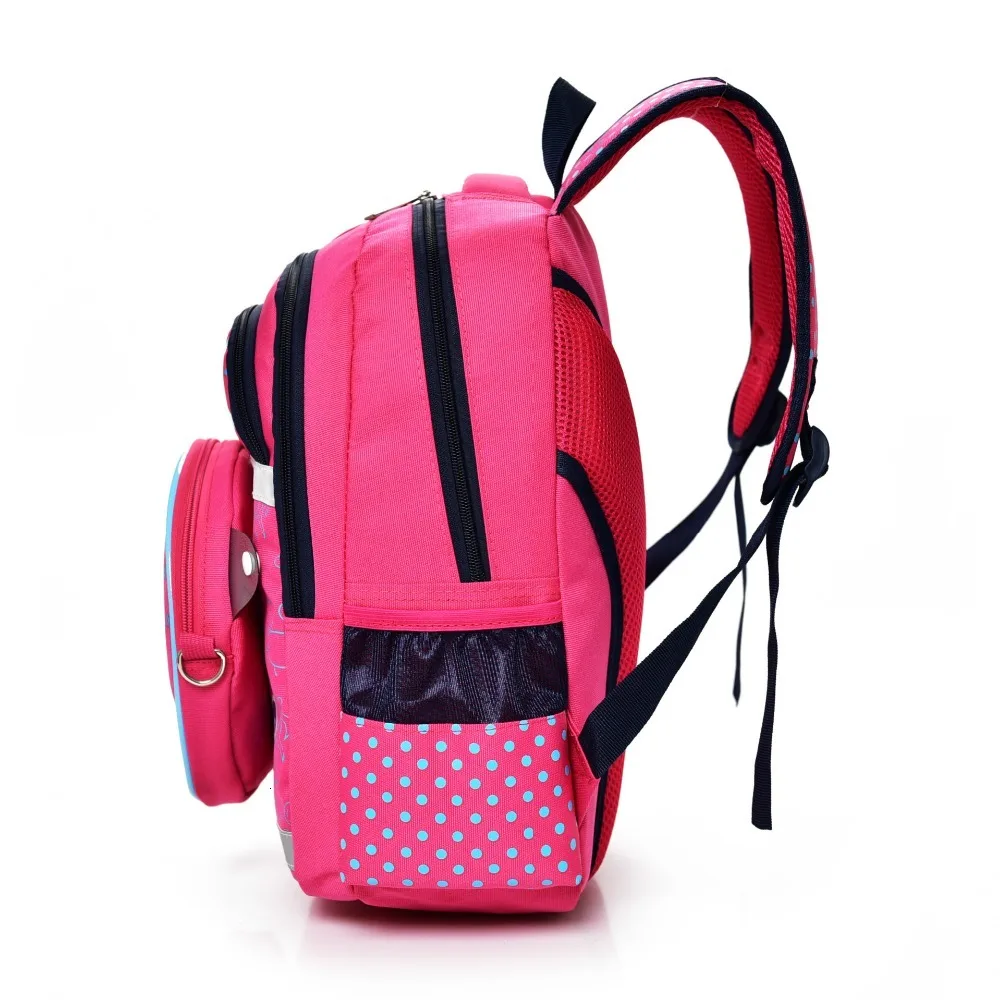 European and American cartoon car printing school bags For teens Boys girls Cute princess backpacks Nylon school backpack