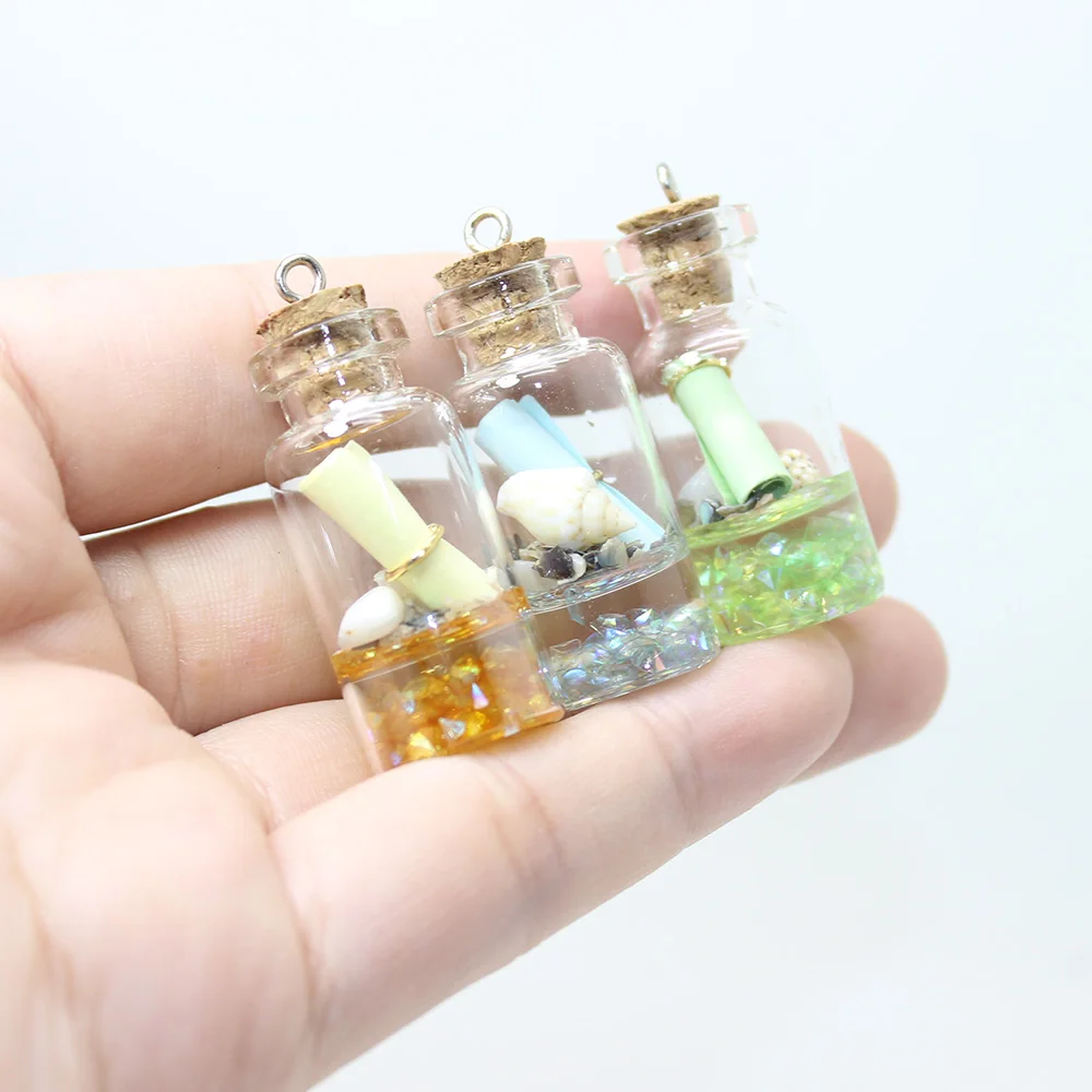 6 шт.-36*16 мм прозрачная подвеска в виде морской ракушки для ювелирных изделий