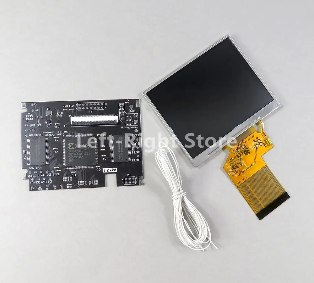 ЖК-дисплей V2 для SEGA сменный экран с полным экраном игровой приставки подсветка