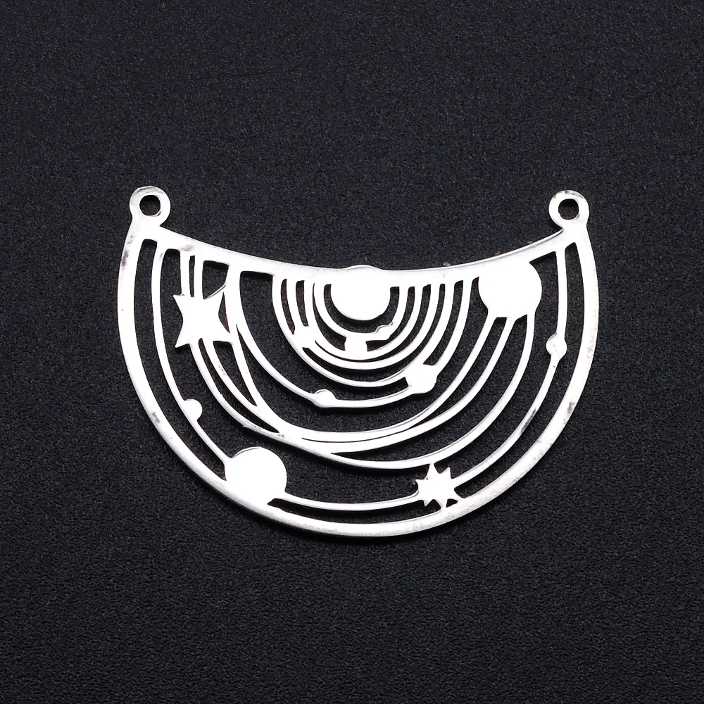 5 шт./лот подвески из нержавеющей стали с звездами и планетами оптовая продажа