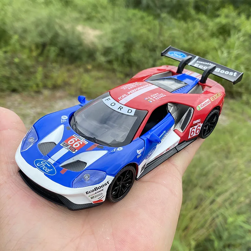 Модель гоночного автомобиля Ford GT Le Mans V8 1:32 модель из сплава литой и игрушечный