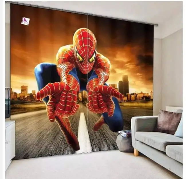 Пользовательские 3D занавески Роскошные затемняющие Оконные Занавески для