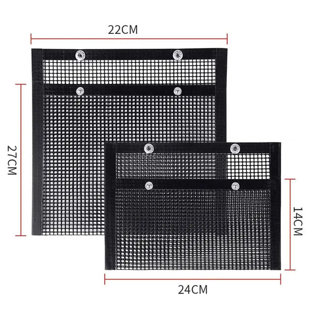 

1pcs Reusable Non-stick Bbq Grill Mesh Bag Barbecue Kitchen Bbq Isolation Supplies Accessories Baking Picnic Camping Pad Ou X8K8