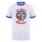 Новая мужская мода во все тяжкие рубашки 2020 LOS POLLOS Hermanos футболка курица братья короткий рукав Футболка хипстер горячая Распродажа Топы