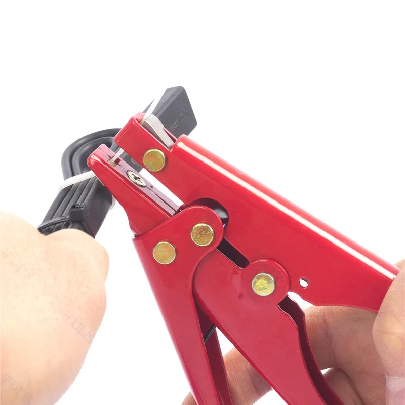 Красный зажим-пистолет зажимает нейлоновый кабель шириной 2 4-9 мм для фиксации и