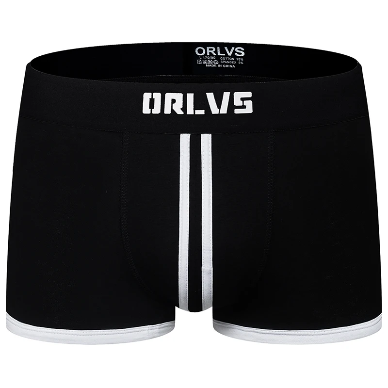 ORLVS фирменные трусы боксеры мужское нижнее белье мужские шорты ropa interior hombre