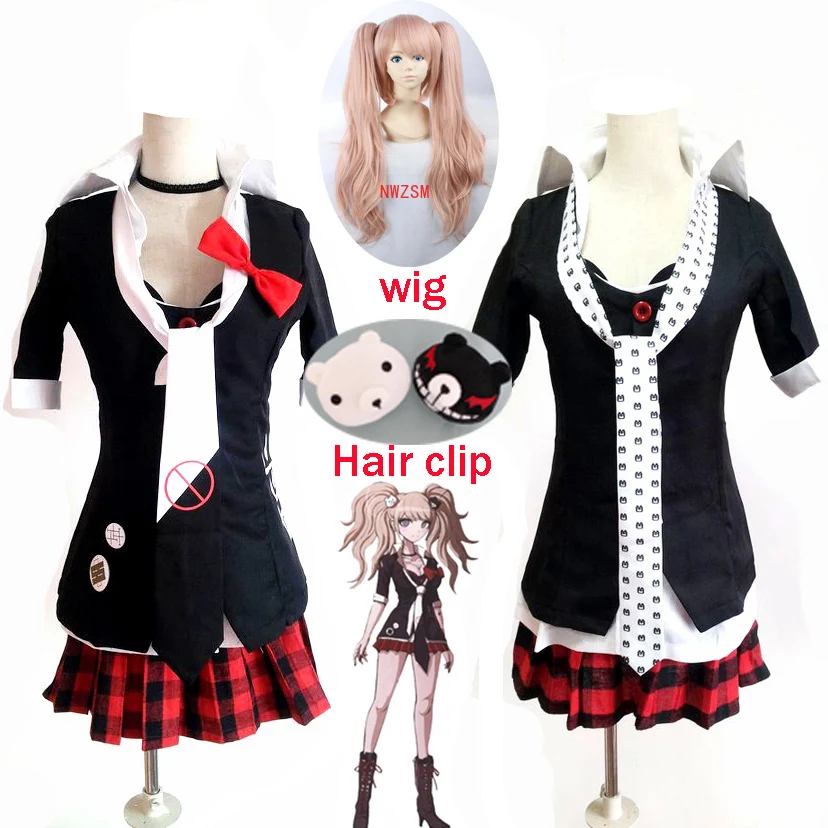 Danganronpa Косплей Дзюнко Эносима Emboitement Inushio Kimuchi символ знак Dangan-Ronpa триггер