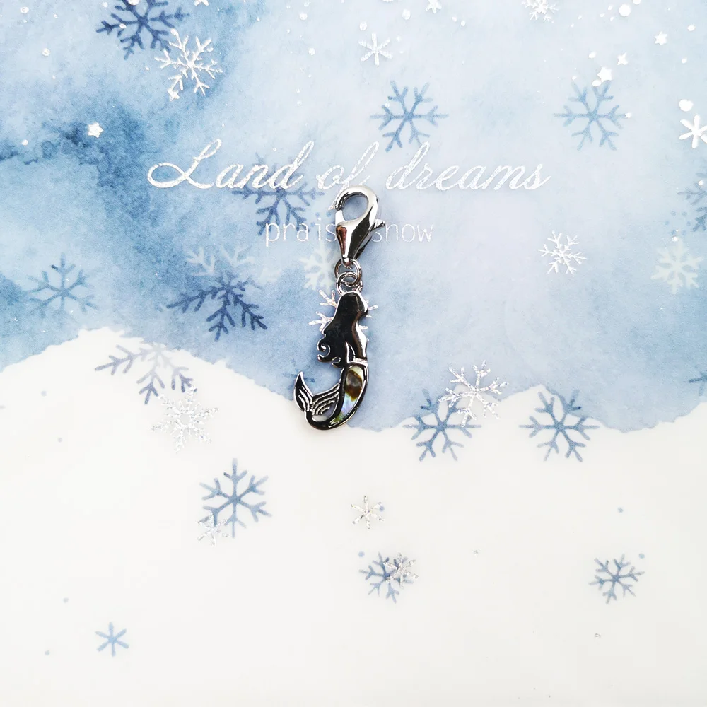 Подвеска в виде абалона русалки романтическая Весенняя брендовая модная новинка