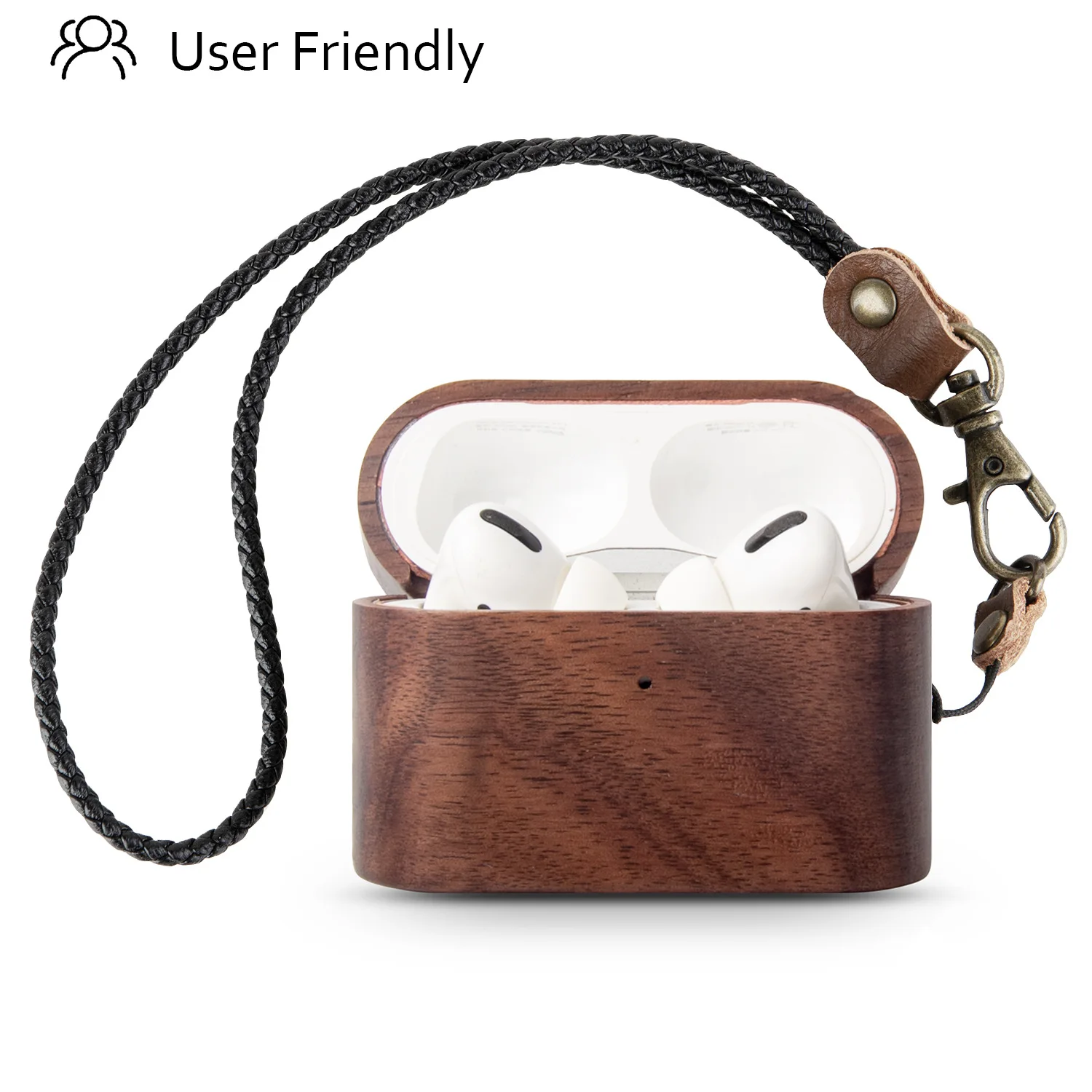 Новый чехол earpods Для apple airpod коробка для voor airpods pro накладка из твердой древесины