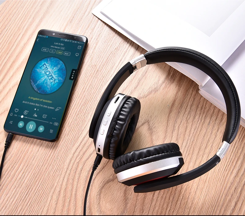 MH7 беспроводные наушники Bluetooth гарнитура Складные стерео игровые наушники с микрофоном Поддержка TF карты для IPad мобильного телефона