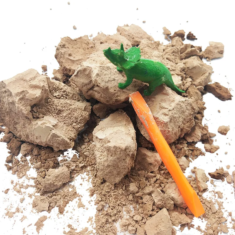 DIY Имитация Динозавра яйцо окаменелостей автология игрушечный экскаватор